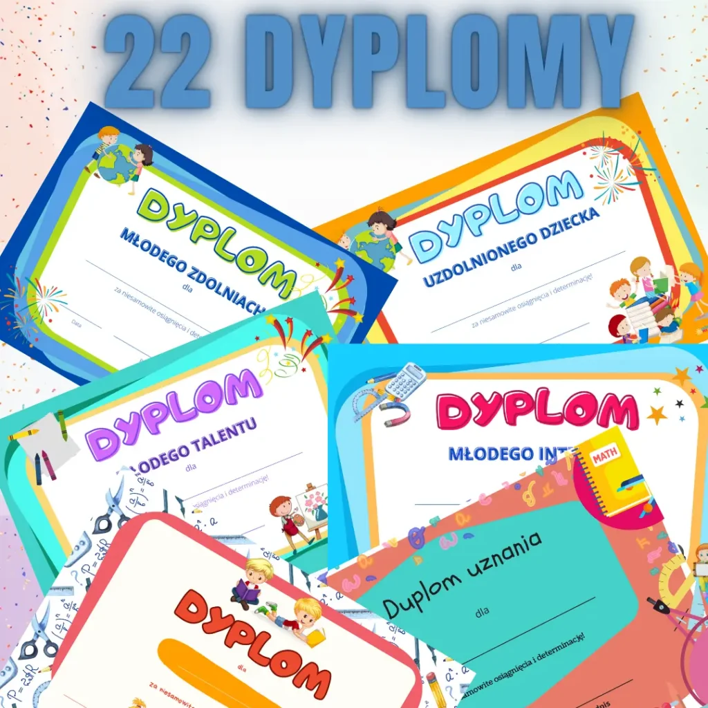 22 dyplomy