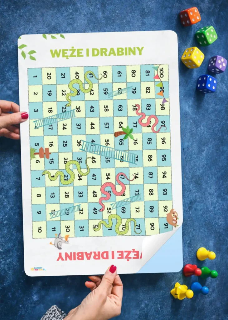 Gra Planszowa Węże i drabiny