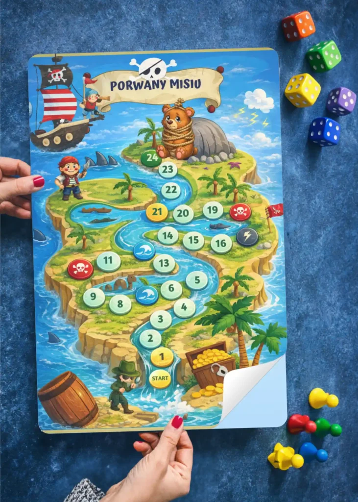 Gra Planszowa porwany misiu