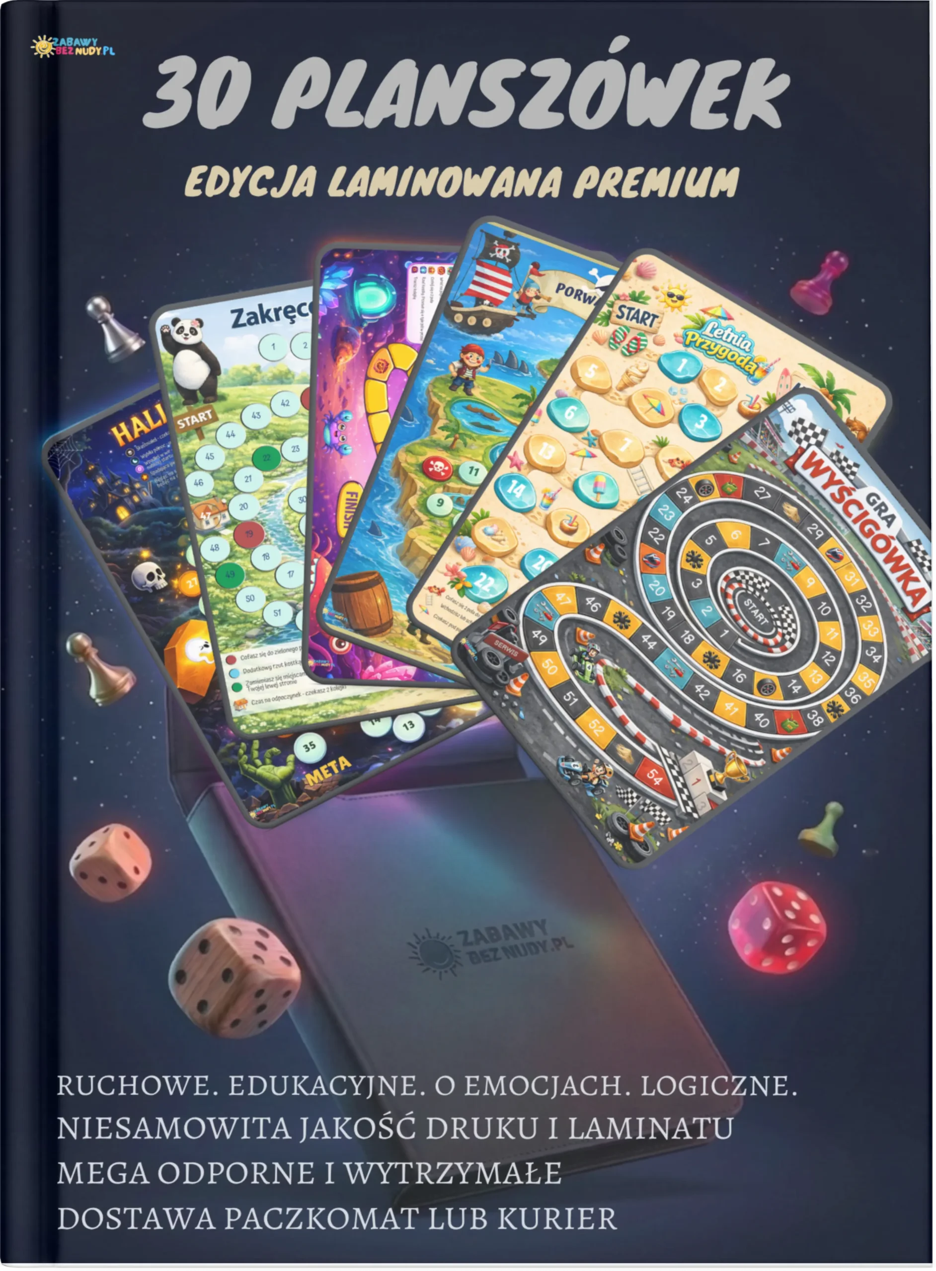 30 Gier Planszowych dla Dzieci – Edukacyjne Planszówki Rodzinne